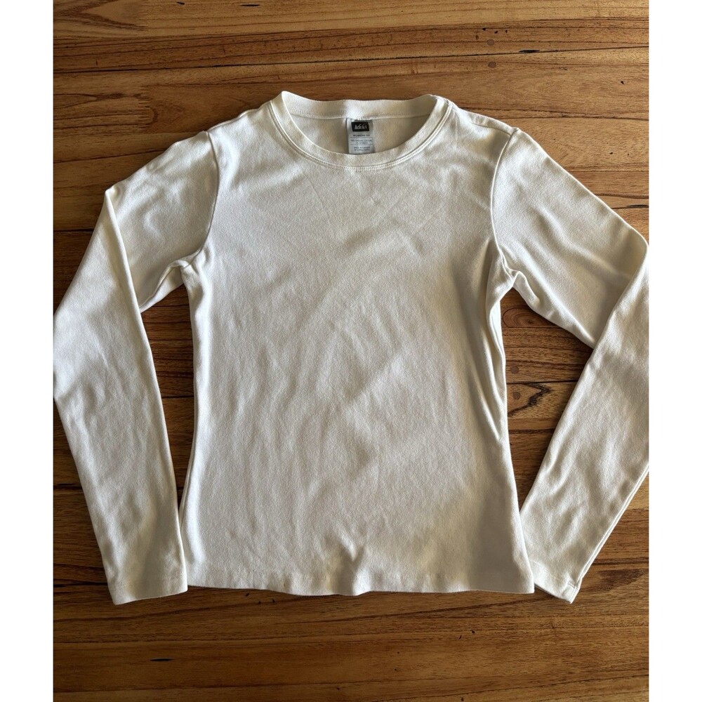 REI Women’s Extra Small Organic Cotton Knit Top Ivory